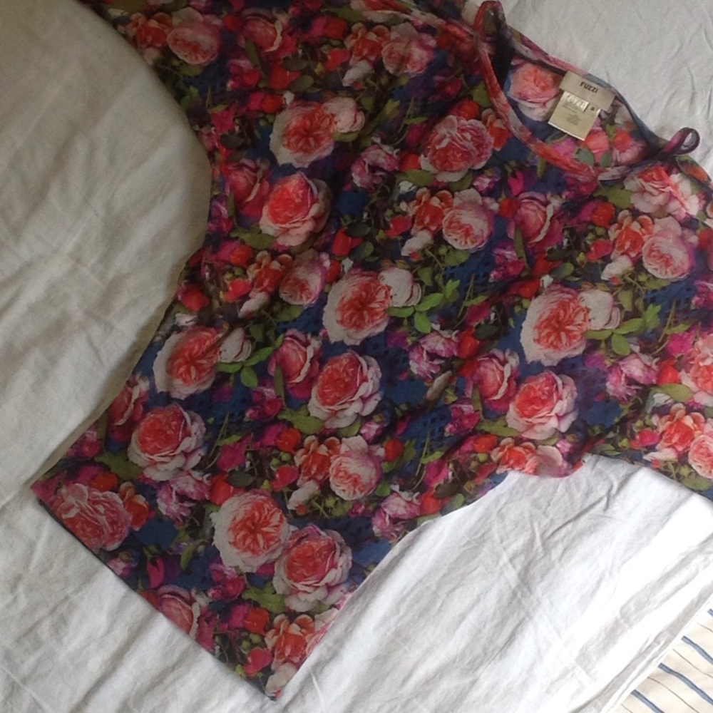 Fuzzi by Jean Paul Gaultier Floral Top